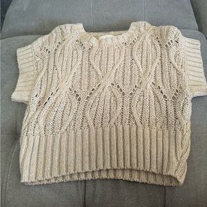 Intricately detailed knit sweater